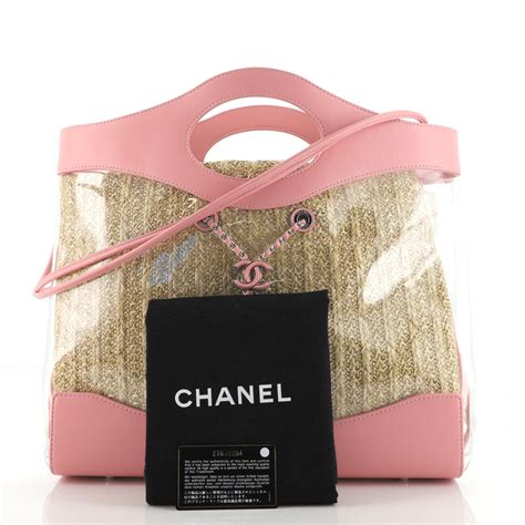 chanel 31 shopping bag pvc|chanel 31 bag vintage.